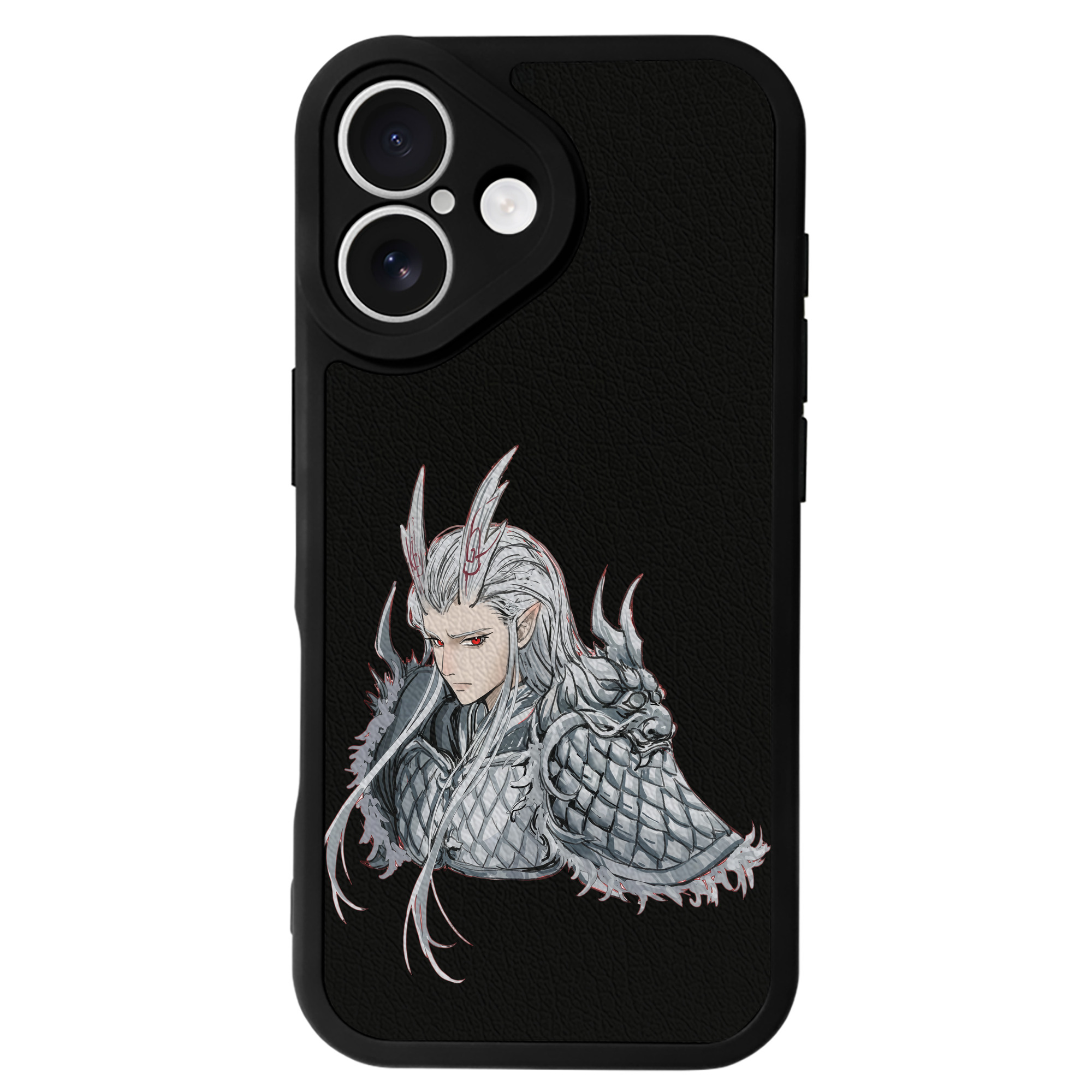 （画像用） Ne Zha 2 ナタ 魔童の大暴れ 【iPhone 16シリーズ対応】シリコンスマホケース（レザー調） 材質：シリコン